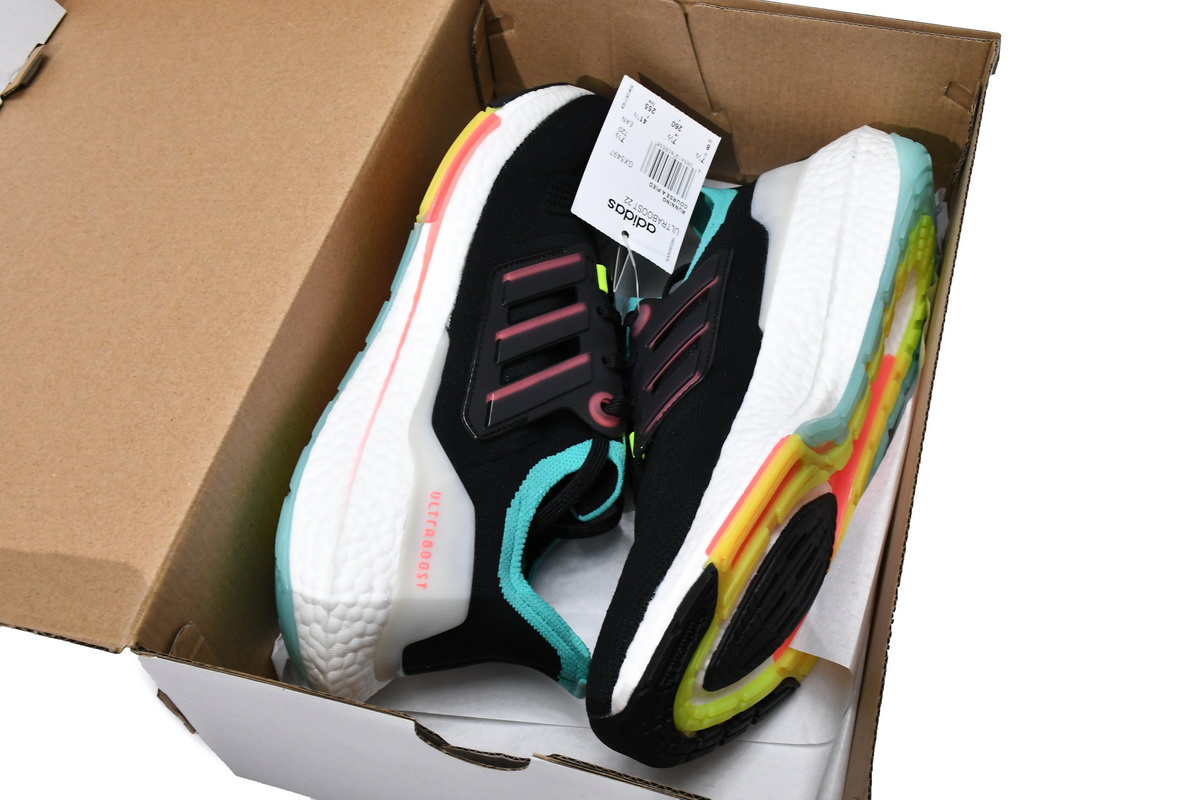 Adidas Ultra Boost 22 Black Turbo Mint Rust GX5497 – Sleek & Stylish Footwear Adidas Ultra Boost 22 Black Turbo Mint Rust GX5497 – Sleek & Stylish Footwear