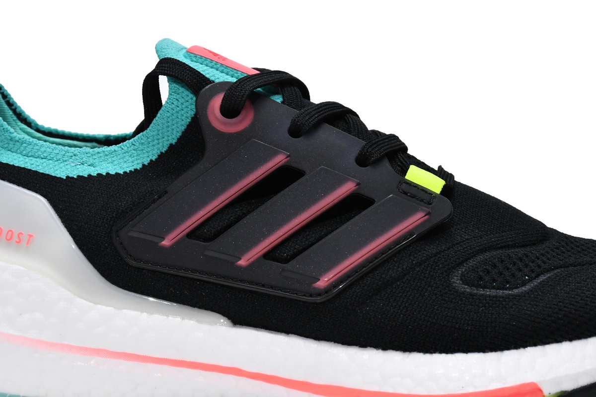 Adidas Ultra Boost 22 Black Turbo Mint Rust GX5497 – Sleek & Stylish Footwear Adidas Ultra Boost 22 Black Turbo Mint Rust GX5497 – Sleek & Stylish Footwear