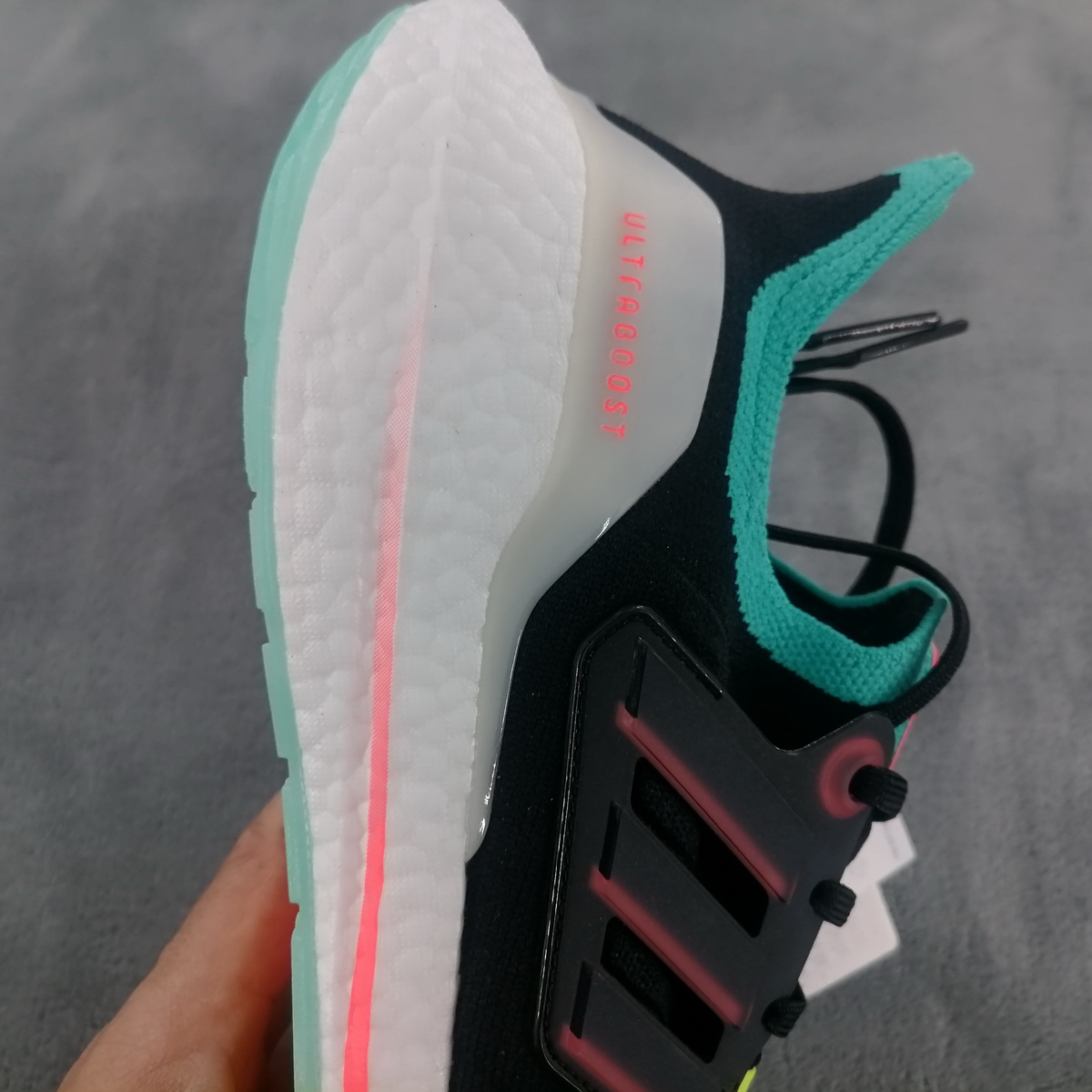 Adidas Ultra Boost 22 Black Turbo Mint Rust GX5497 – Sleek & Stylish Footwear Adidas Ultra Boost 22 Black Turbo Mint Rust GX5497 – Sleek & Stylish Footwear