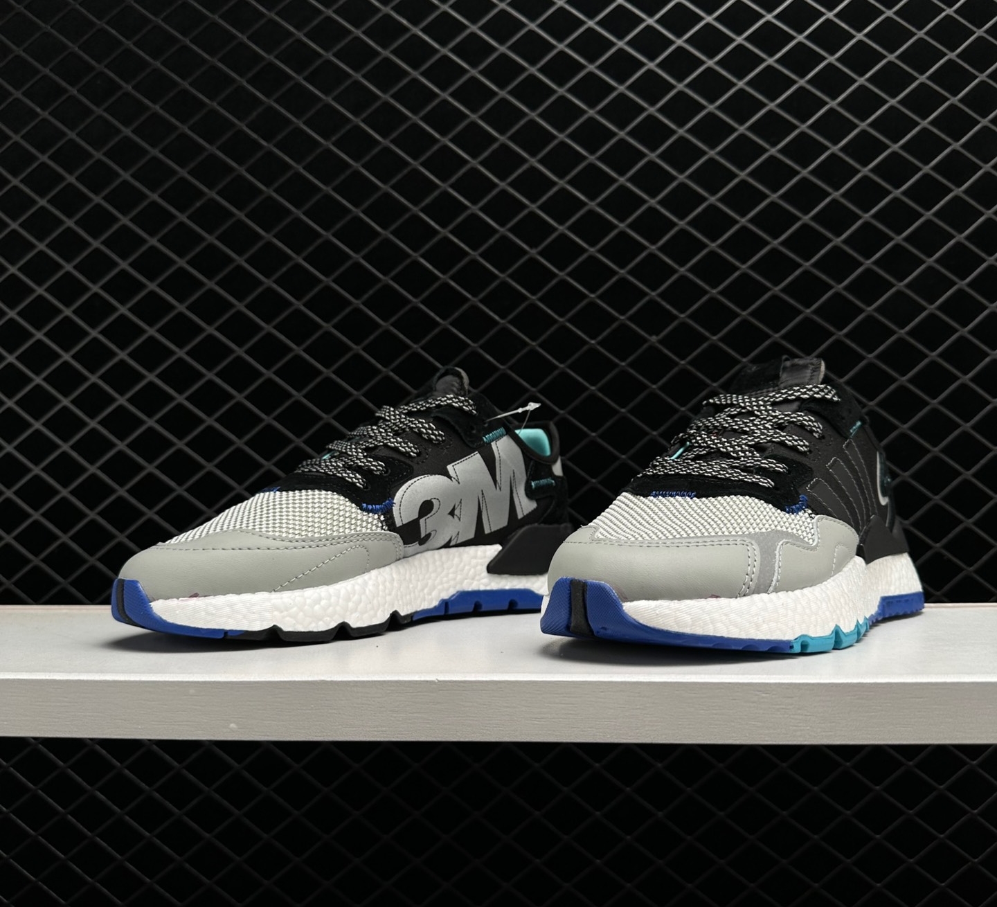 Adidas Nite Jogger '3M Black Metal Grey' EF5408 - Stylish and Reflective Sneakers Adidas Nite Jogger '3M Black Metal Grey' EF5408 - Stylish and Reflective Sneakers