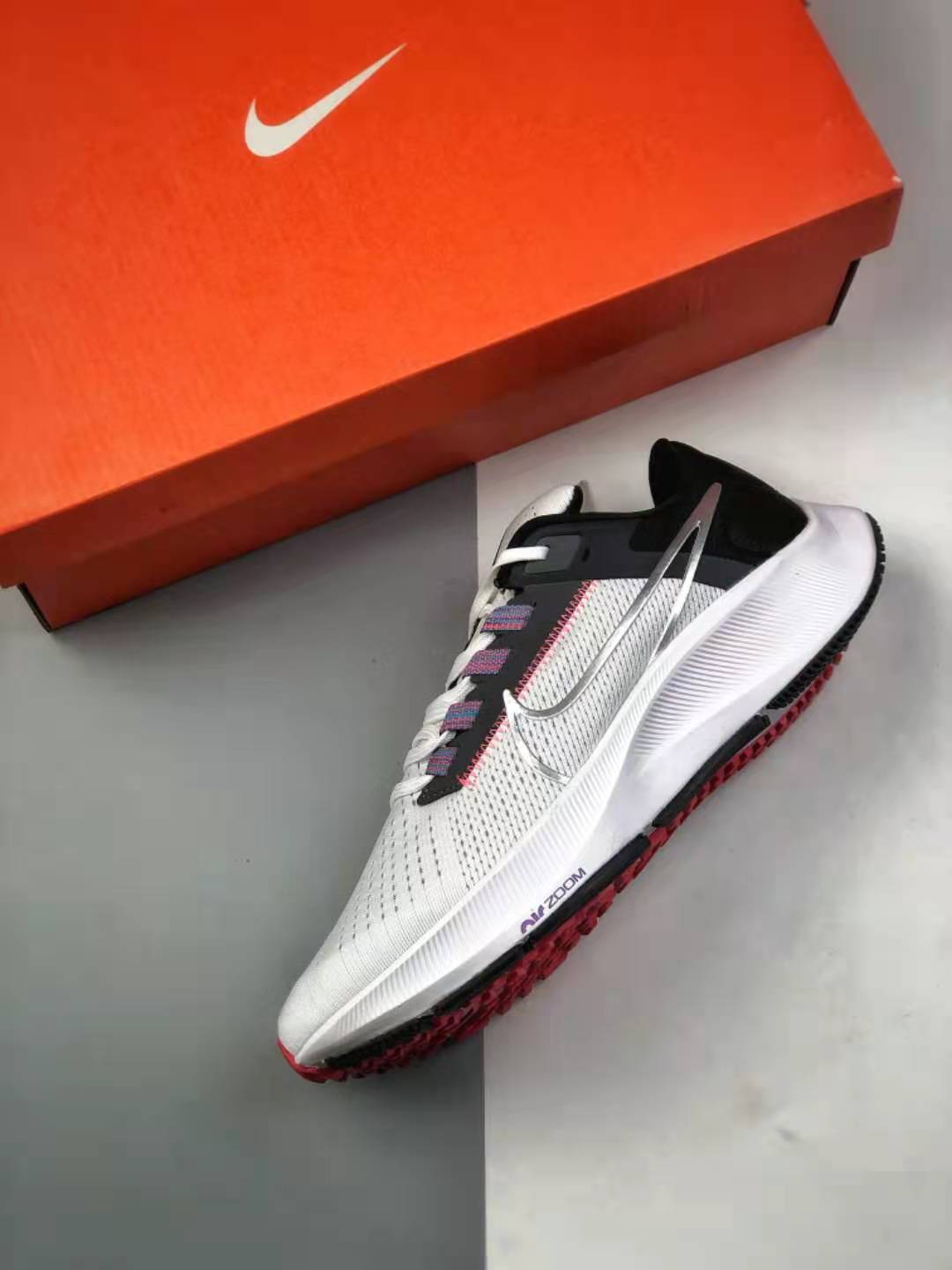Nike Air Zoom Pegasus 38 White Metallic Silver CW7358-101 - Premium Performance Running Shoes Nike Air Zoom Pegasus 38 White Metallic Silver CW7358-101 - Premium Performance Running Shoes