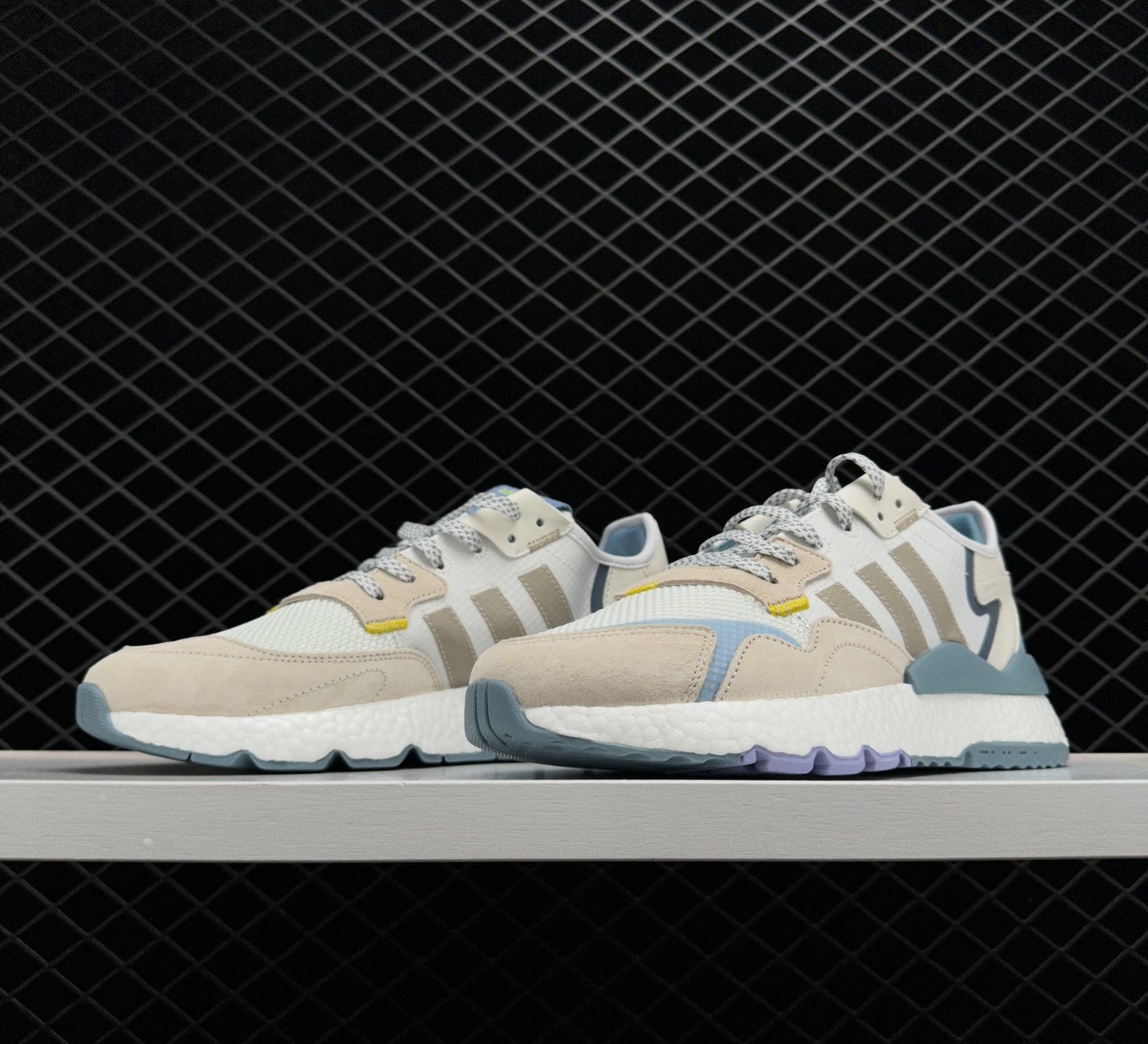 Adidas Nite Jogger Boost Light Blue Cloud White Grey IF0419 - Shop Now! Adidas Nite Jogger Boost Light Blue Cloud White Grey IF0419 - Shop Now!