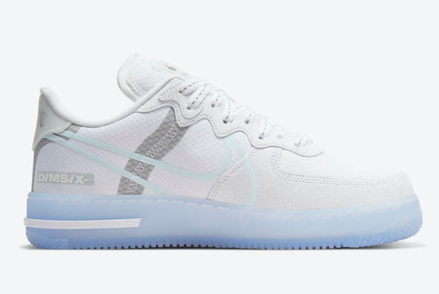 Nike Air Force 1 React 'White Ice' CQ8879-100 - Stylish and Versatile Footwear Nike Air Force 1 React 'White Ice' CQ8879-100 - Stylish and Versatile Footwear