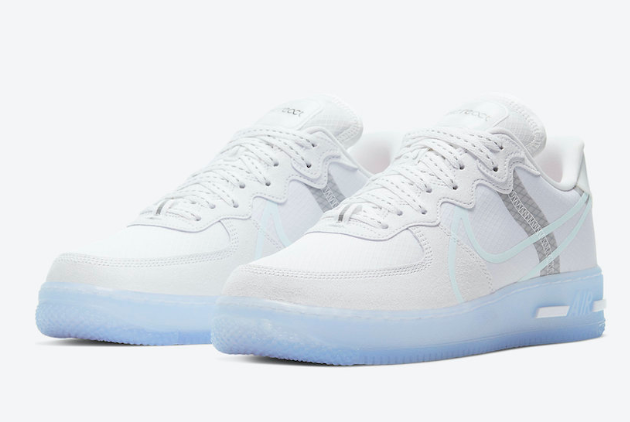 Nike Air Force 1 React 'White Ice' CQ8879-100 - Stylish and Versatile Footwear Nike Air Force 1 React 'White Ice' CQ8879-100 - Stylish and Versatile Footwear