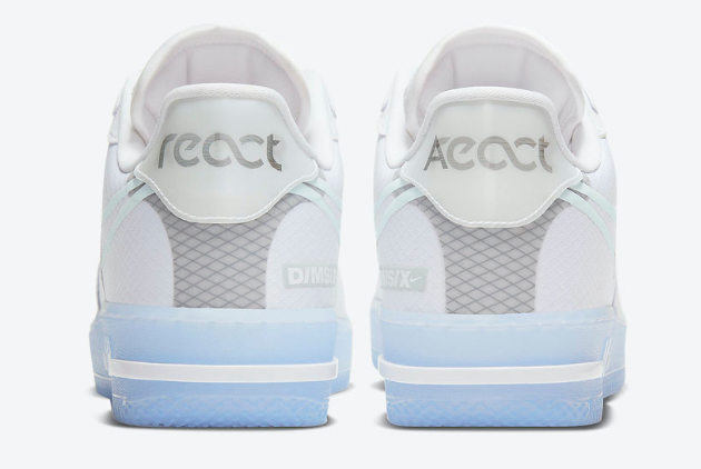 Nike Air Force 1 React 'White Ice' CQ8879-100 - Stylish and Versatile Footwear Nike Air Force 1 React 'White Ice' CQ8879-100 - Stylish and Versatile Footwear