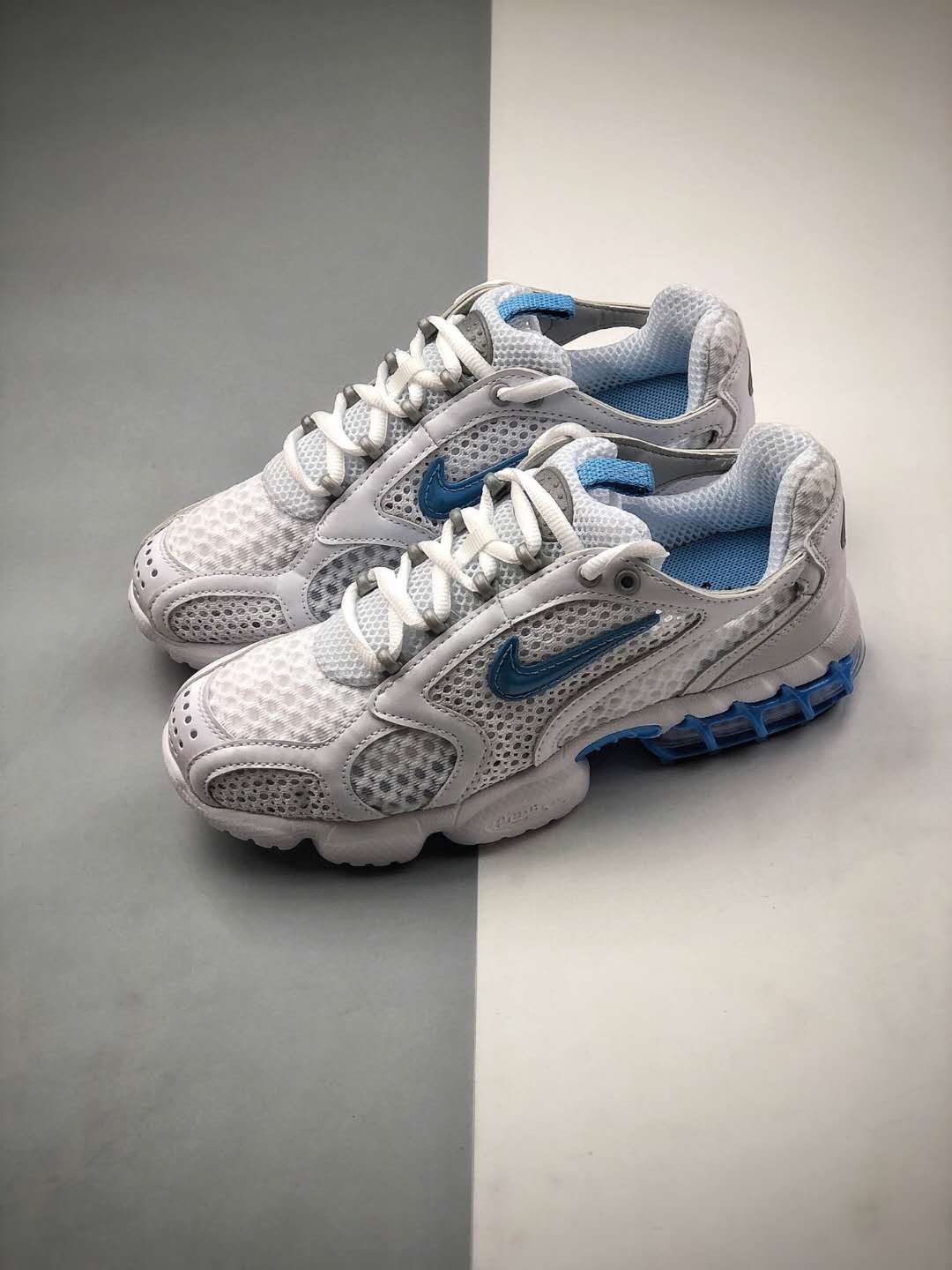 Nike Air Zoom Spiridon Cage 2 'White University Blue' CD3613-100 - Stylish and Comfortable Sneakers for Men Nike Air Zoom Spiridon Cage 2 'White University Blue' CD3613-100 - Stylish and Comfortable Sneakers for Men