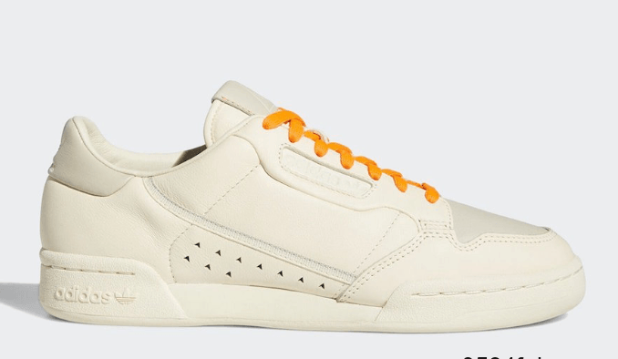 Adidas Pharrell Williams x Continental 80 'Cream' FX8002 - Classic Style with a Creamy Twist!