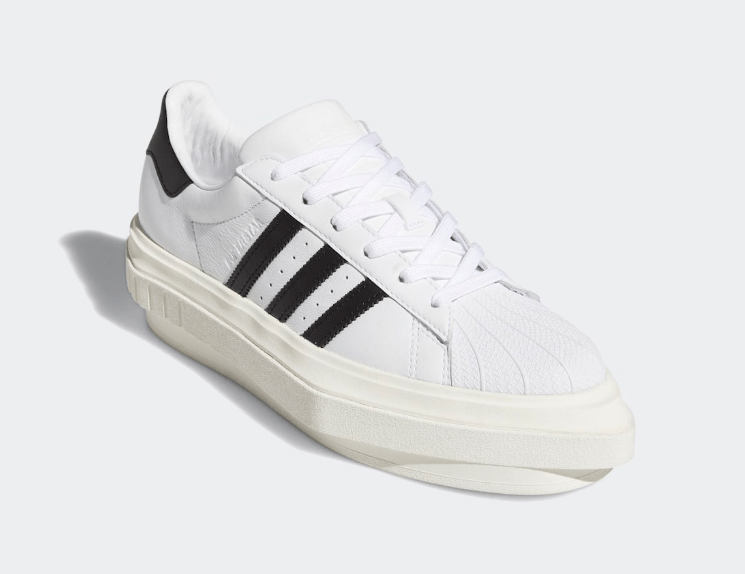 Adidas Ivy Park x Superstar Platform "Cloud White" Sneakers - FY7730 Adidas Ivy Park x Superstar Platform "Cloud White" Sneakers - FY7730