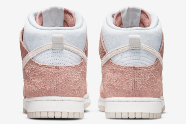 Nike Dunk High 'Fossil Rose' Sneakers - Aura/Phantom-Fossil Rose-Summit White | DH7576-400 Nike Dunk High 'Fossil Rose' Sneakers - Aura/Phantom-Fossil Rose-Summit White | DH7576-400