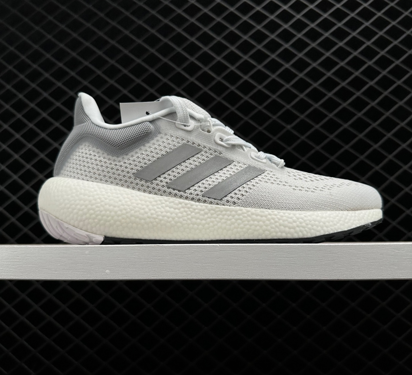 Adidas PureBoost Jet White Silver Metallic GW0906 - Lightweight & Responsive Running Shoes