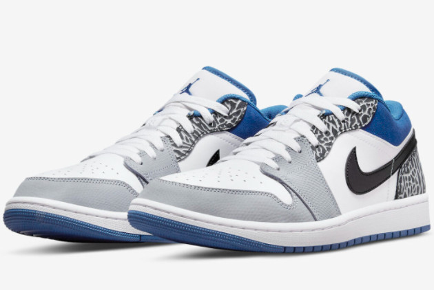 Air Jordan 1 Low 'True Blue' DM1199-140: Authentic Retro Style Air Jordan 1 Low 'True Blue' DM1199-140: Authentic Retro Style