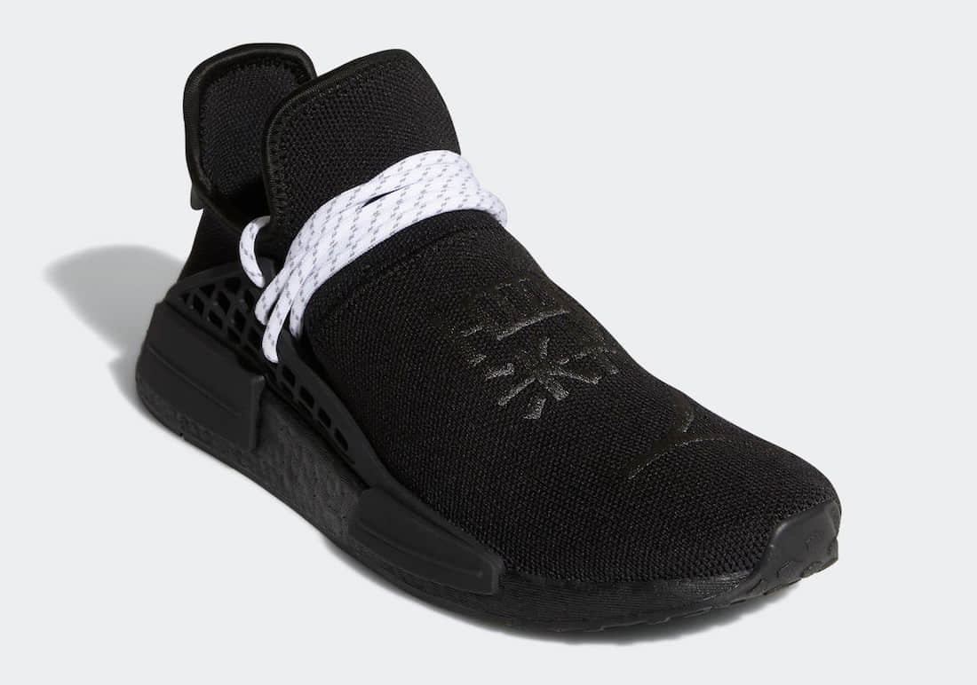 Adidas Pharrell x NMD Human Race 'Black' GY0093 - Trendy Athleisure Sneakers