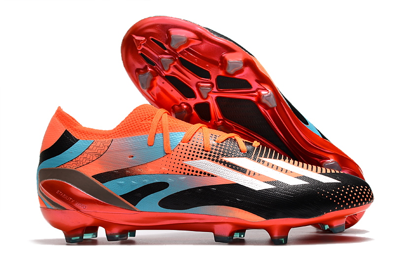 Adidas X Speedportal Messi.1 FG Orange Black Teal GZ5148 - High-Performance Football Shoes