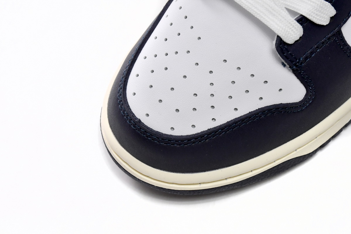 Nike Dunk Low Vintage Navy DD1503-115 - Classic Retro Style Sneakers