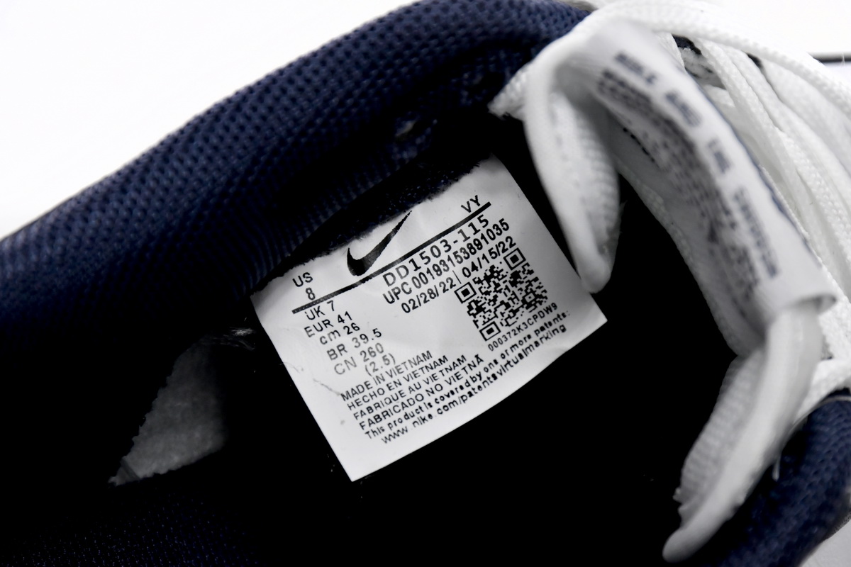 Nike Dunk Low Vintage Navy DD1503-115 - Classic Retro Style Sneakers