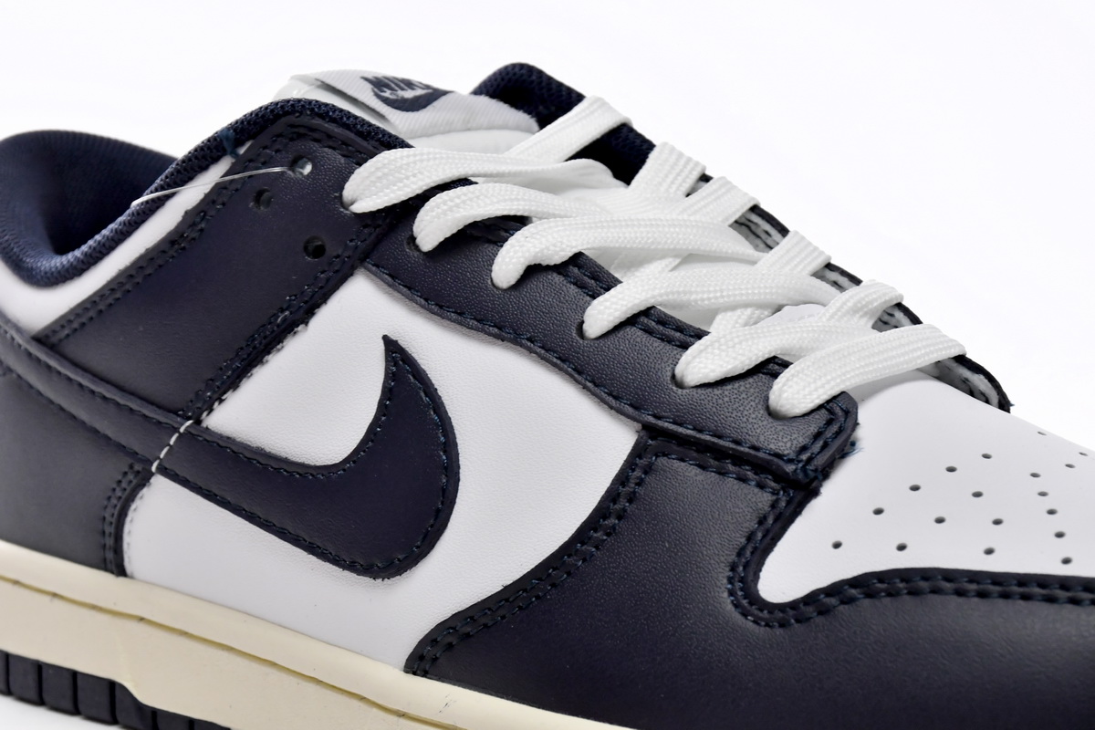 Nike Dunk Low Vintage Navy DD1503-115 - Classic Retro Style Sneakers