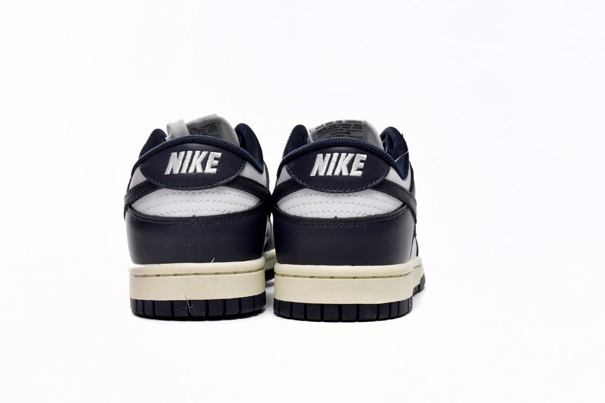 Nike Dunk Low Vintage Navy DD1503-115 - Classic Retro Style Sneakers