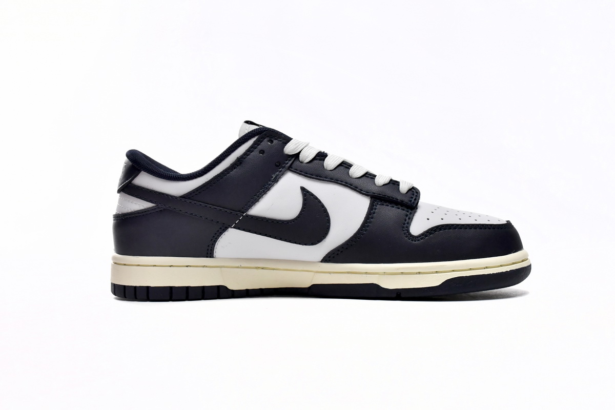 Nike Dunk Low Vintage Navy DD1503-115 - Classic Retro Style Sneakers