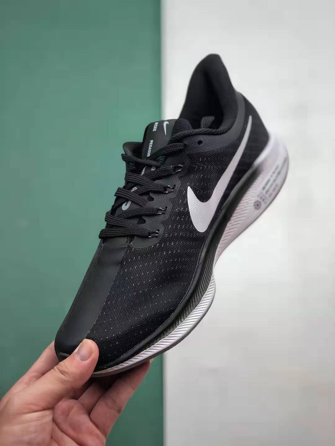Nike Zoom Pegasus Turbo 'Black' AJ4114-001 - Lightweight and Responsive Nike Zoom Pegasus Turbo 'Black' AJ4114-001 - Lightweight and Responsive