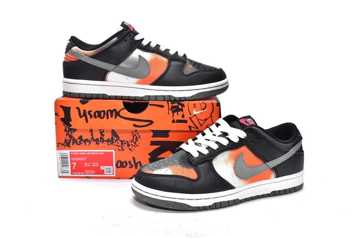 Nike Dunk Low 'Graffiti Pack - Black Red' DM0108-001 | Premium Sneakers Nike Dunk Low 'Graffiti Pack - Black Red' DM0108-001 | Premium Sneakers