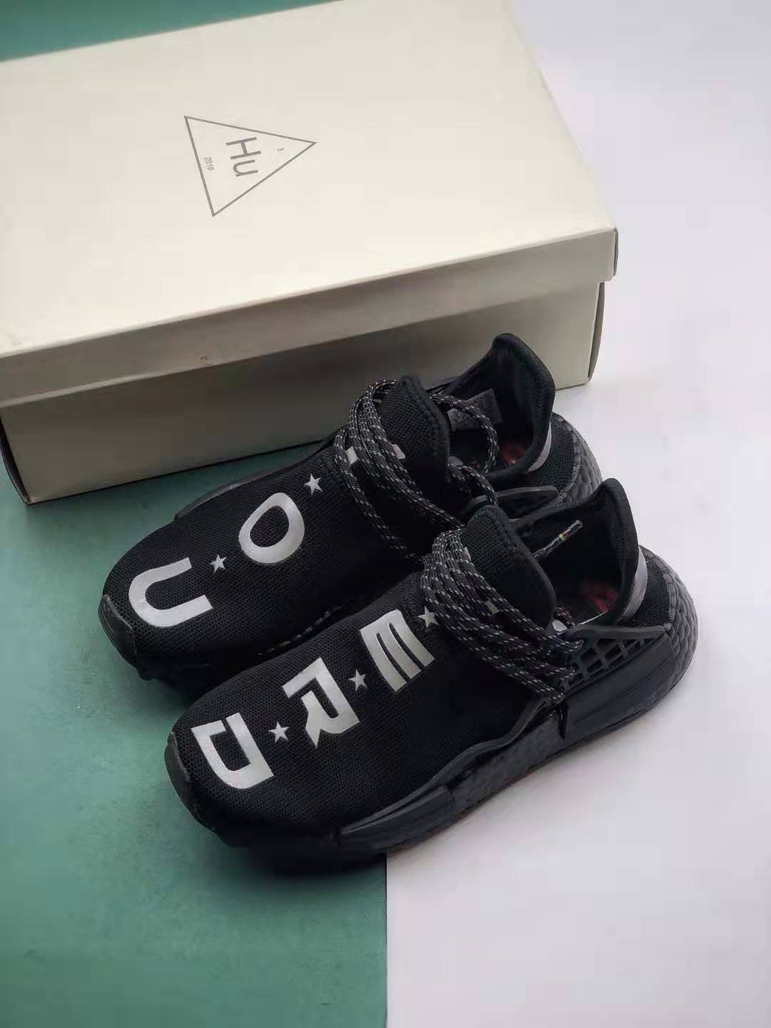 Adidas Pharrell x N.E.R.D. x NMD Human Race Trail 'Y.O.U. N.E.R.D.' BB7603 - Authentic Collaboration Sneaker Adidas Pharrell x N.E.R.D. x NMD Human Race Trail 'Y.O.U. N.E.R.D.' BB7603 - Authentic Collaboration Sneaker