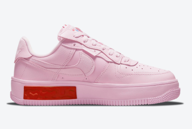 Wmns Nike Air Force 1 Fontanka Pink Red DA7024-600: Trendy Women's Sneakers Wmns Nike Air Force 1 Fontanka Pink Red DA7024-600: Trendy Women's Sneakers