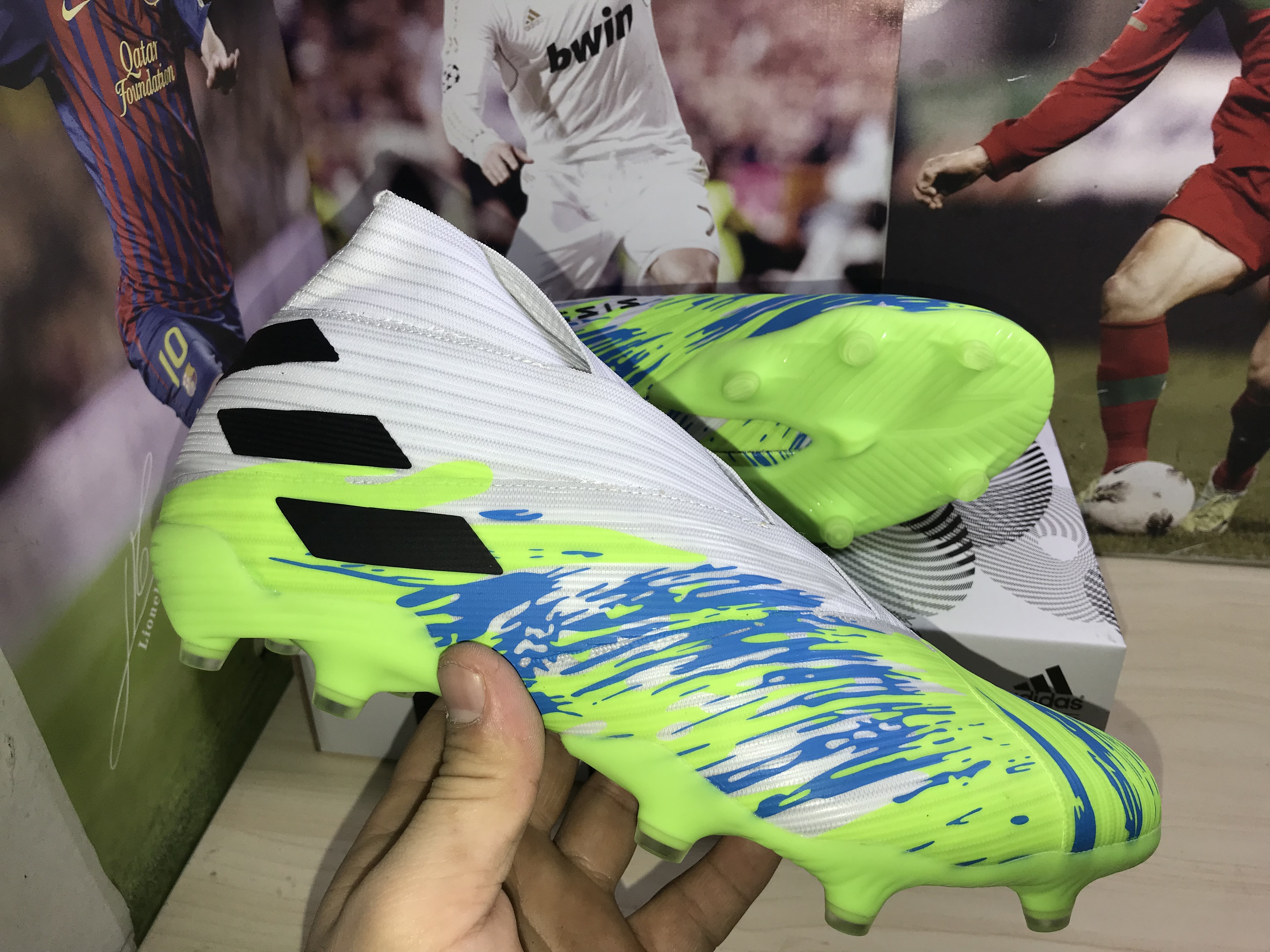 Adidas Nemeziz 19+ FG Boots White EG7318 - Ultimate Firm Ground Performance Adidas Nemeziz 19+ FG Boots White EG7318 - Ultimate Firm Ground Performance