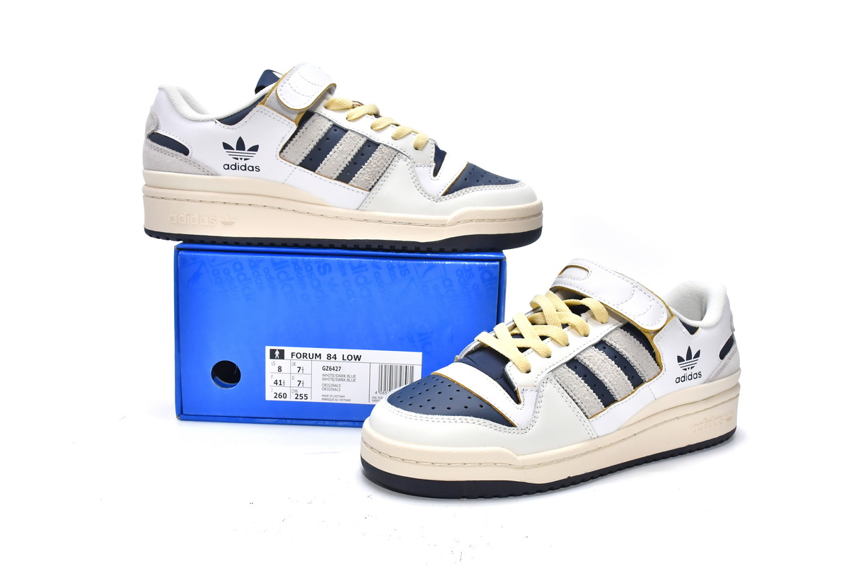 Adidas Forum 84 Low 'Off White Collegiate Navy' GZ6427 - Shop Now Adidas Forum 84 Low 'Off White Collegiate Navy' GZ6427 - Shop Now