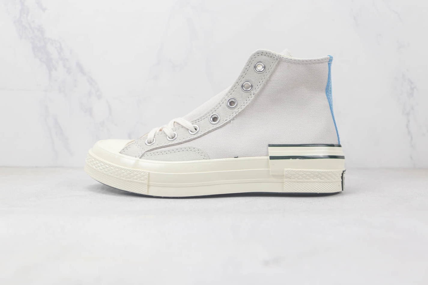 Converse Chuck 70 High 'Grey Ivory Blue' A04286C - Stylish and Classic Footwear