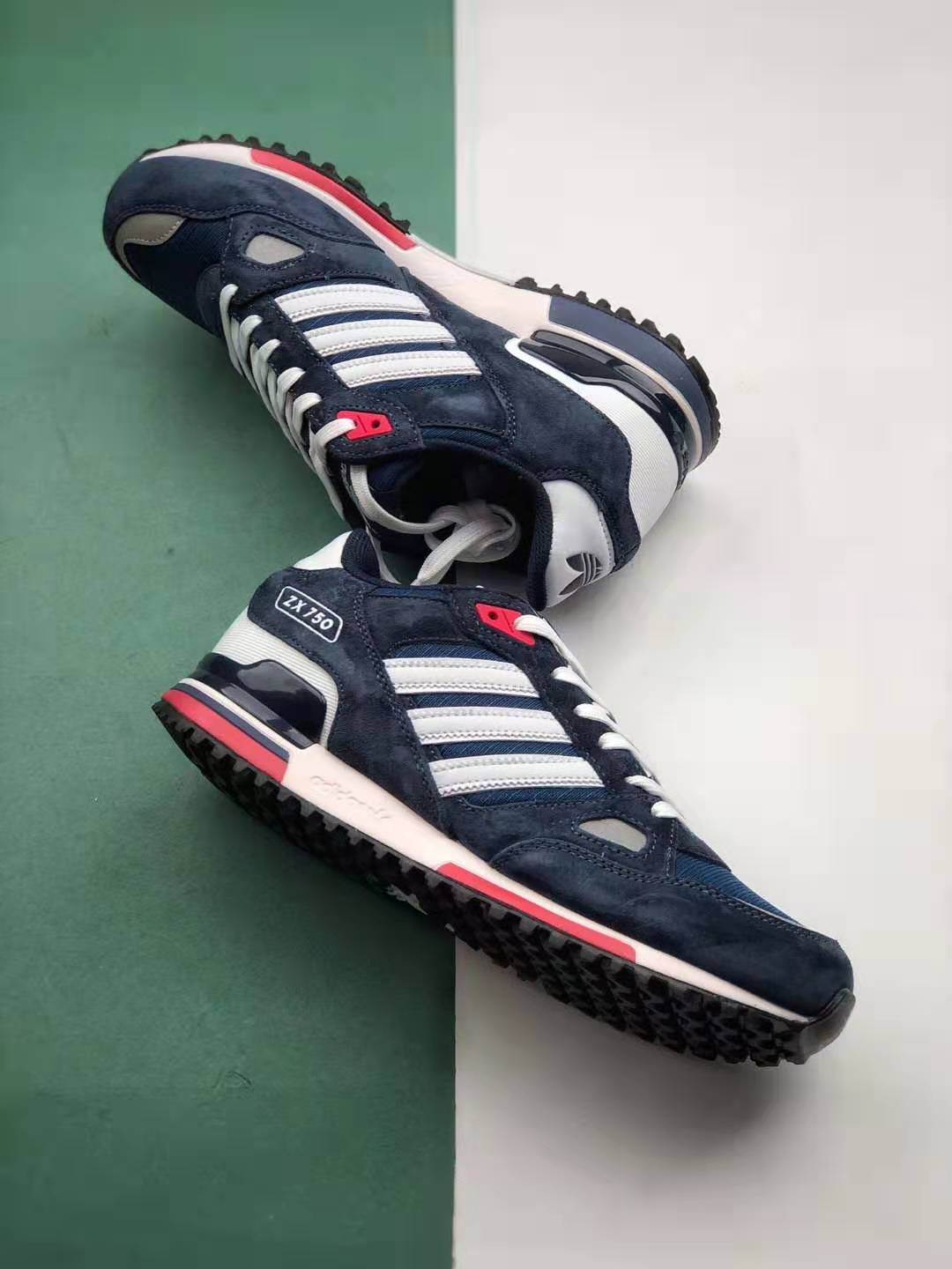 Adidas Originals ZX 750 Navy Blue Cloud White Shoes Q35065 - Shop Now! Adidas Originals ZX 750 Navy Blue Cloud White Shoes Q35065 - Shop Now!