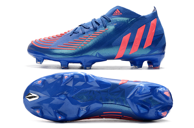Adidas Predator Edge.1 FG Hi-Res Blue Turbo Soccer Cleats H02932 Adidas Predator Edge.1 FG Hi-Res Blue Turbo Soccer Cleats H02932