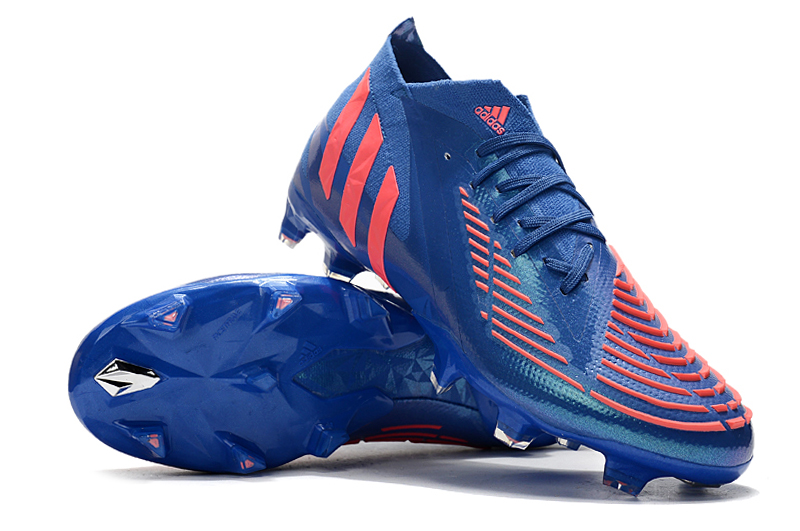 Adidas Predator Edge.1 FG Hi-Res Blue Turbo Soccer Cleats H02932 Adidas Predator Edge.1 FG Hi-Res Blue Turbo Soccer Cleats H02932