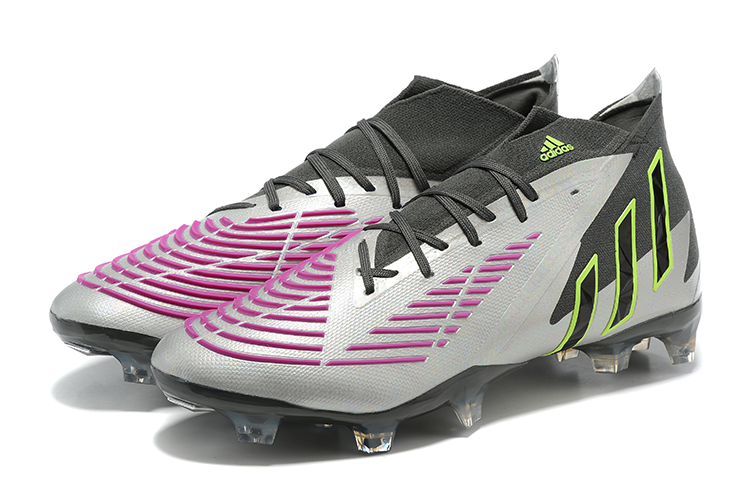 Adidas Predator Edge .1 Low FG - Silver Black | Beyond Fast Soccer Cleats Adidas Predator Edge .1 Low FG - Silver Black | Beyond Fast Soccer Cleats