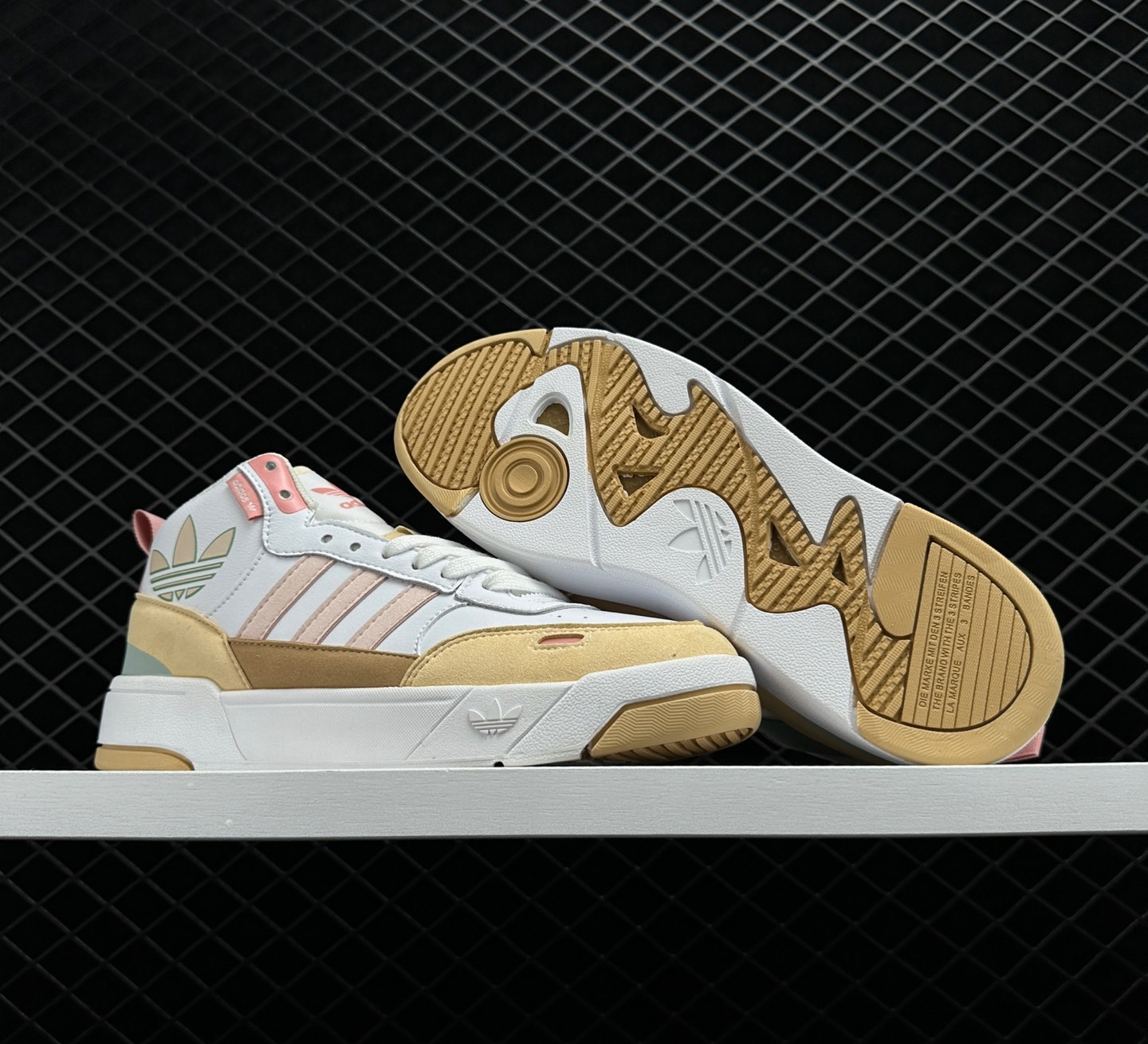 Adidas Originals Post Up GX0828 - Beige/Pink/Green/White Shoes Adidas Originals Post Up GX0828 - Beige/Pink/Green/White Shoes