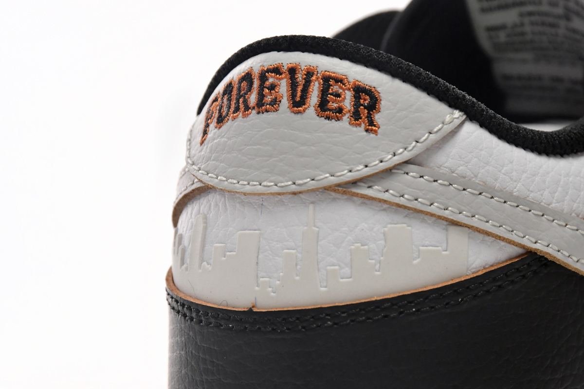HUF x Nike SB Dunk Low San Francisco Black White Orange FD8775-001 HUF x Nike SB Dunk Low San Francisco Black White Orange FD8775-001