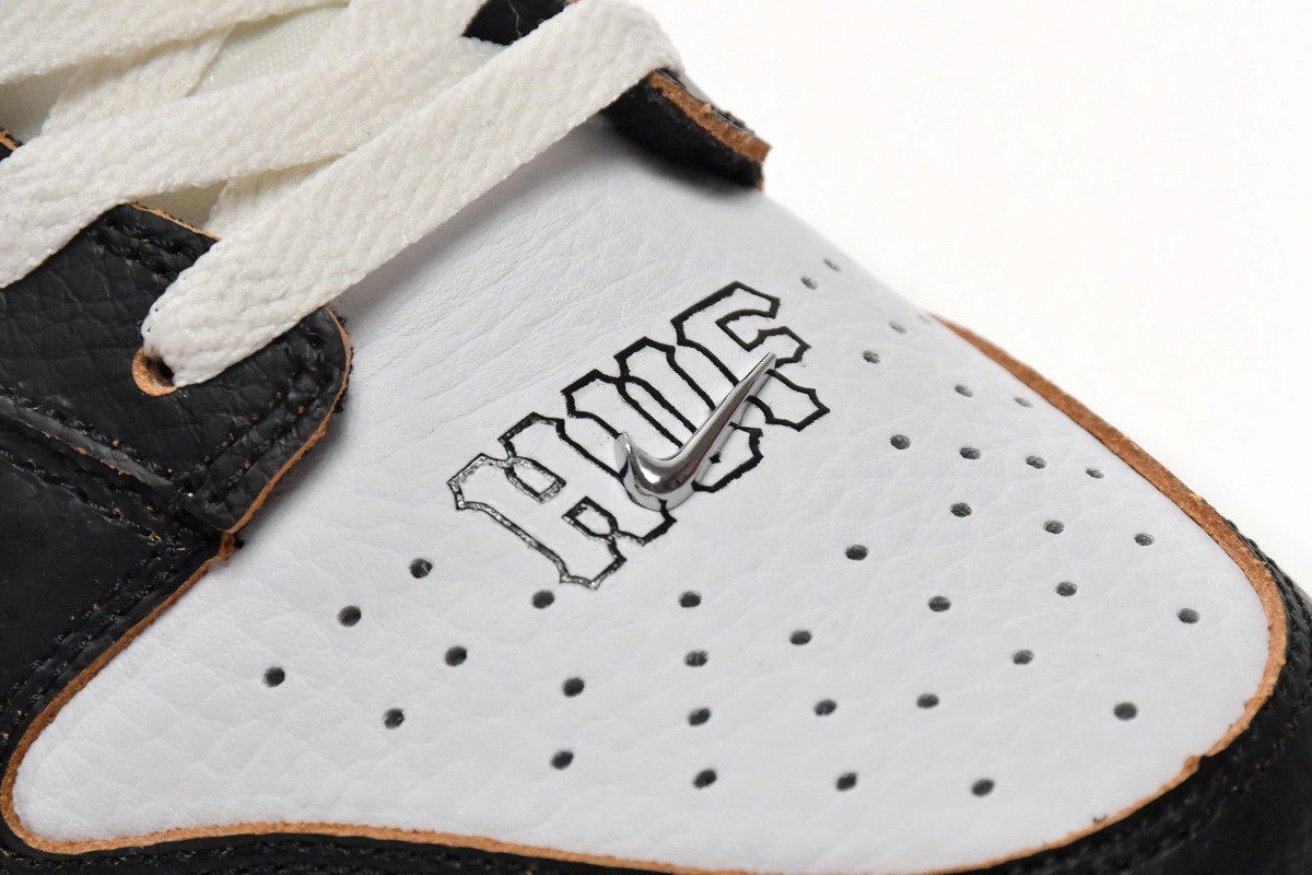 HUF x Nike SB Dunk Low San Francisco Black White Orange FD8775-001 HUF x Nike SB Dunk Low San Francisco Black White Orange FD8775-001