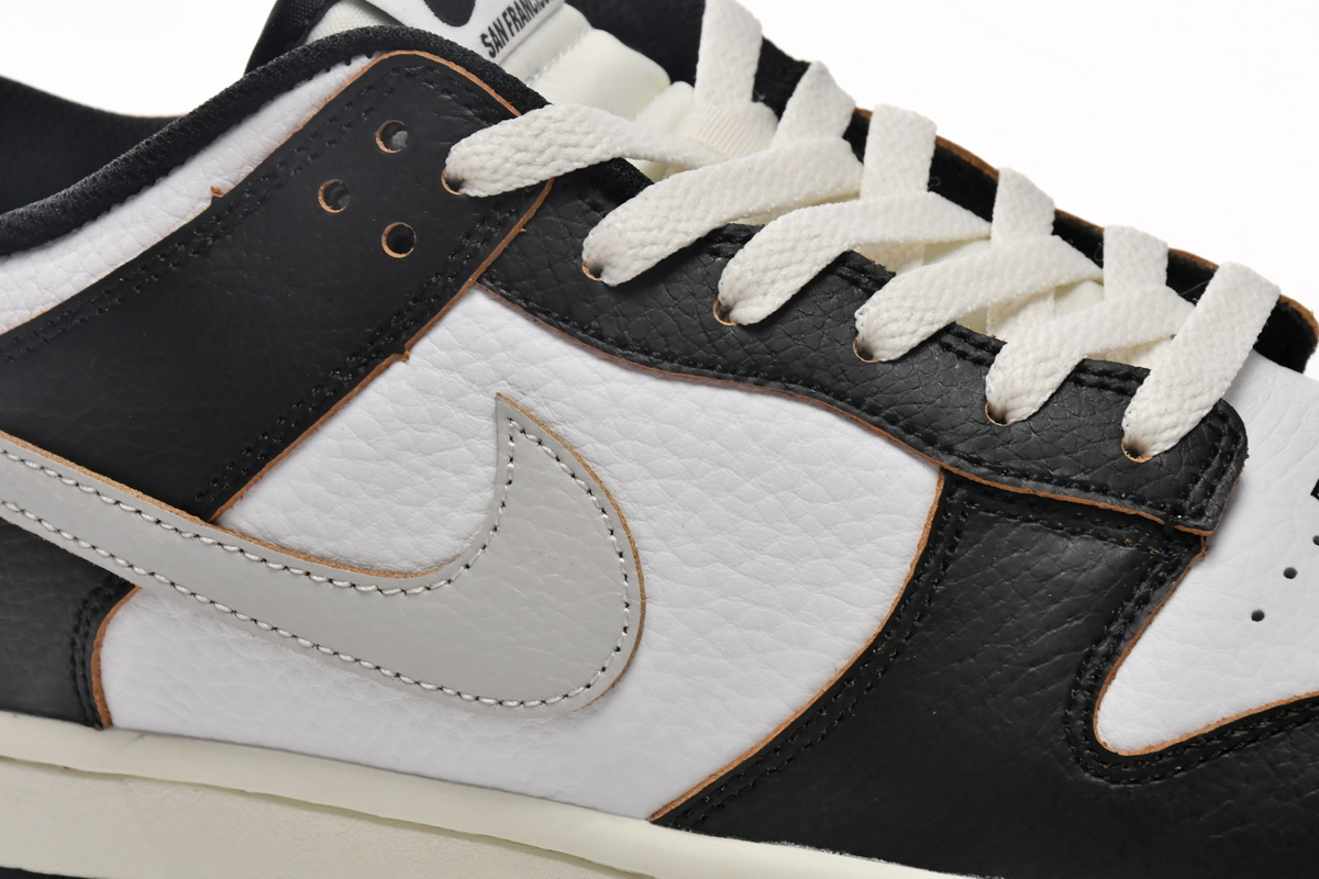 HUF x Nike SB Dunk Low San Francisco Black White Orange FD8775-001 HUF x Nike SB Dunk Low San Francisco Black White Orange FD8775-001