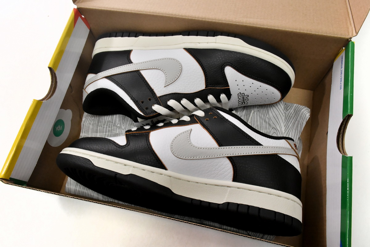 HUF x Nike SB Dunk Low San Francisco Black White Orange FD8775-001 HUF x Nike SB Dunk Low San Francisco Black White Orange FD8775-001