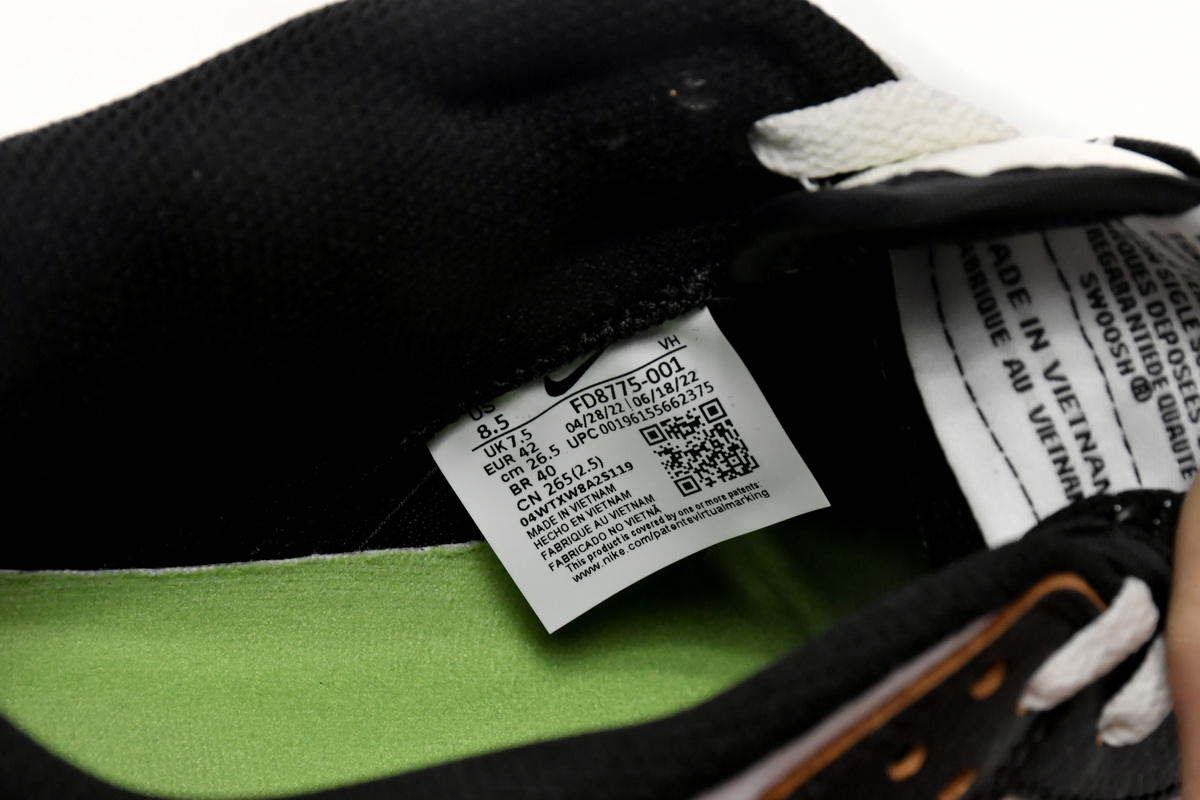 HUF x Nike SB Dunk Low San Francisco Black White Orange FD8775-001 HUF x Nike SB Dunk Low San Francisco Black White Orange FD8775-001