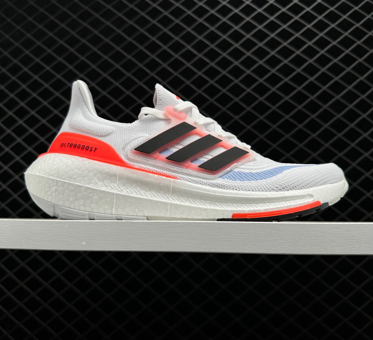 Adidas Ultra Boost Light White Black Solar Red - HQ6351: Top Performance and Style