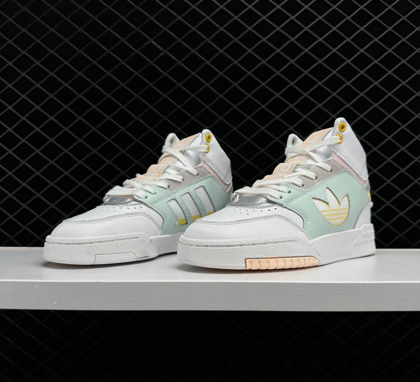 Adidas Originals Drop Step XL GW1759: White Multi-Color Sneakers