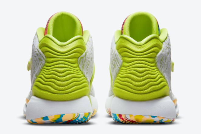 Nike KD 14 White/Lime Green-Multi-Color CZ0170-101 - Stylish Performance Basketball Shoes Nike KD 14 White/Lime Green-Multi-Color CZ0170-101 - Stylish Performance Basketball Shoes