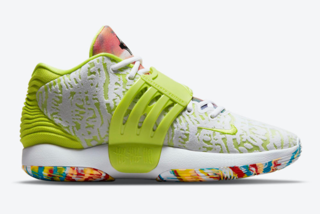 Nike KD 14 White/Lime Green-Multi-Color CZ0170-101 - Stylish Performance Basketball Shoes Nike KD 14 White/Lime Green-Multi-Color CZ0170-101 - Stylish Performance Basketball Shoes