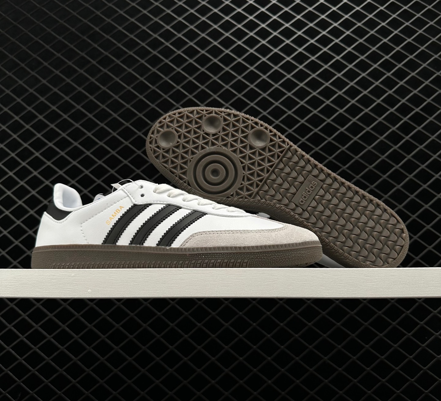 Adidas Samba OG White Black Gum B75806 - Classic Soccer Style Shoes Adidas Samba OG White Black Gum B75806 - Classic Soccer Style Shoes