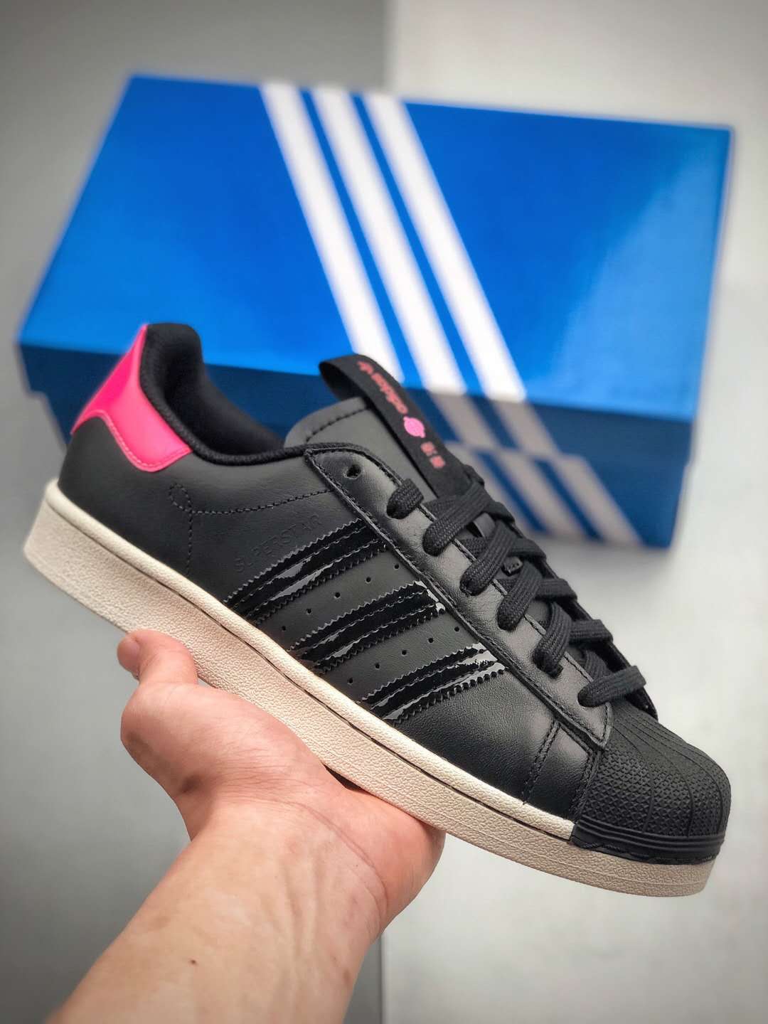 Adidas Originals Superstar Hong Kong Black Red FW3922 | Classic Sneakers