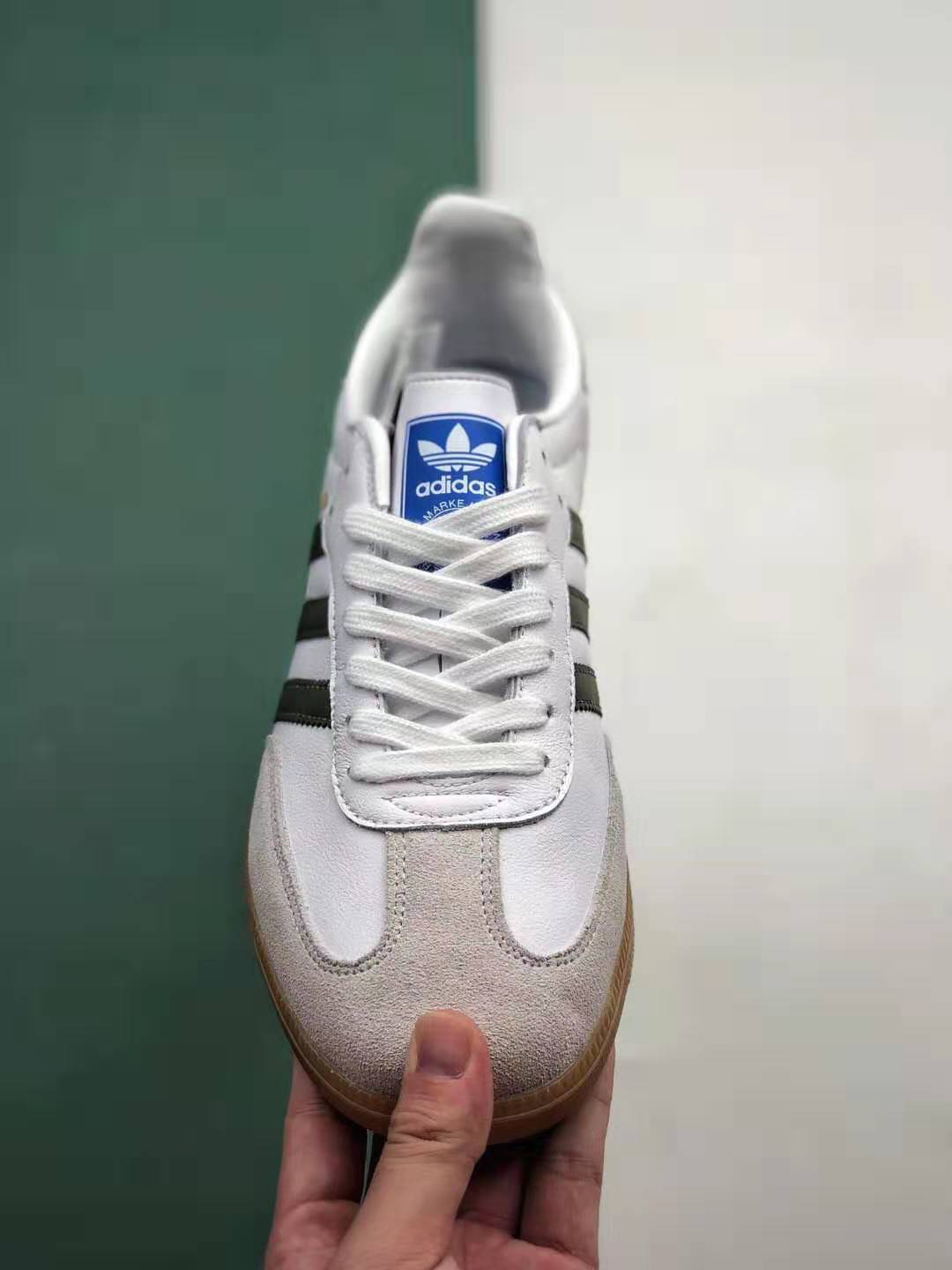 Adidas Samba OG 'White Tech Olive' EE7055 | Classic Style with a Modern Twist Adidas Samba OG 'White Tech Olive' EE7055 | Classic Style with a Modern Twist