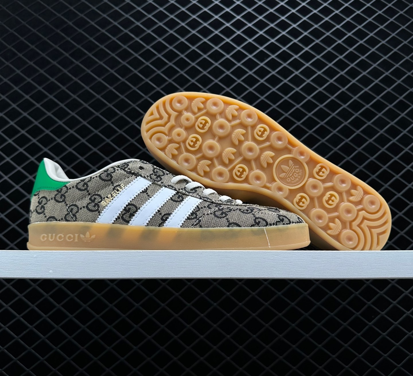 Adidas x Gucci Gazelle Beige GG Monogram IE2262 - Shop High-end Designer Footwear Adidas x Gucci Gazelle Beige GG Monogram IE2262 - Shop High-end Designer Footwear