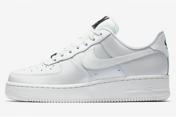 Nike Air Force 1 Low luxe 'Iridescent' Summit White/Black 898889-100 - Sleek and Stylish, Shop Now