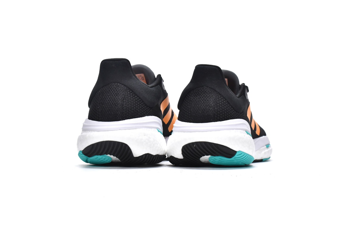 Adidas Solarglide 5 Black Flash Orange Mint Rush GX5469 - Lightweight Performance Running Shoes Adidas Solarglide 5 Black Flash Orange Mint Rush GX5469 - Lightweight Performance Running Shoes