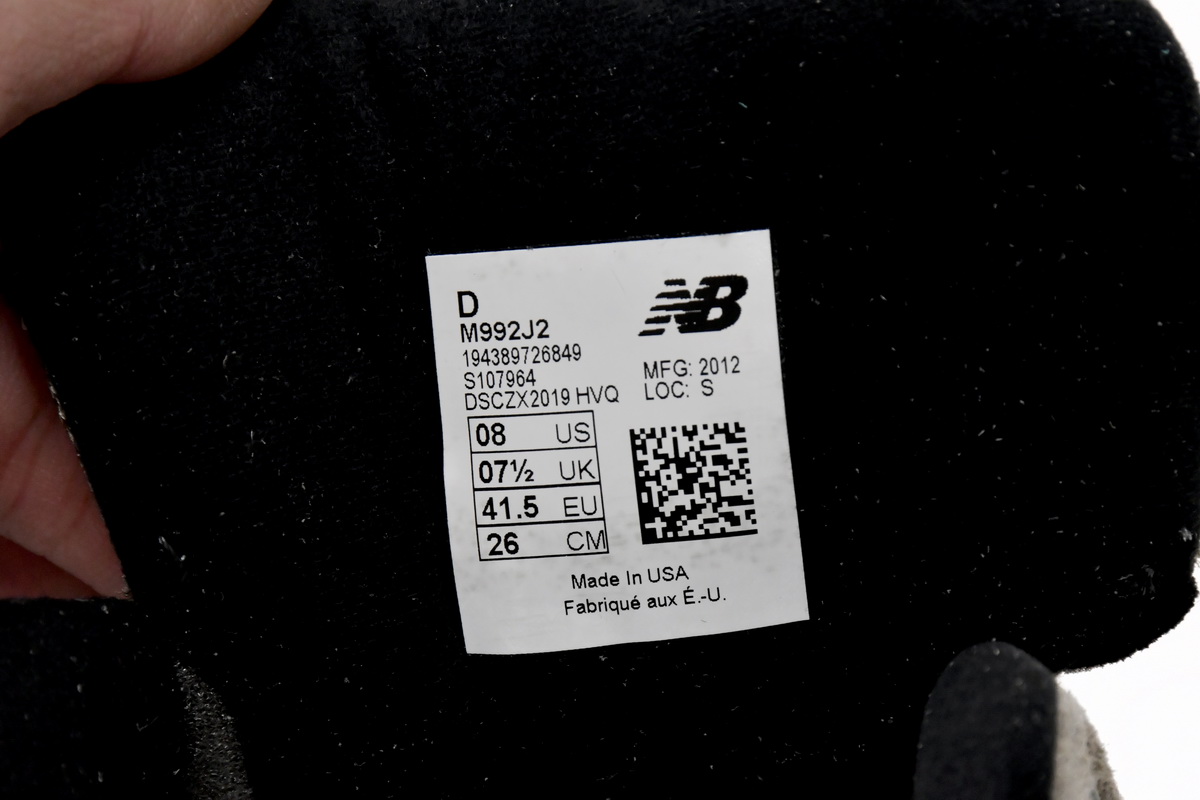 New Balance JJJJound X 992 Made In USA 'Grey' M992J2 - Limited Edition Sneakers New Balance JJJJound X 992 Made In USA 'Grey' M992J2 - Limited Edition Sneakers